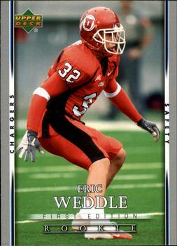 2007 Upper Deck First Edition #147 Eric Weddle Front