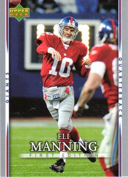 2007 Upper Deck First Edition #63 Eli Manning Front