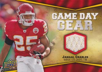 2009 Upper Deck - Game Day Gear #NFL-JC Jamaal Charles Front