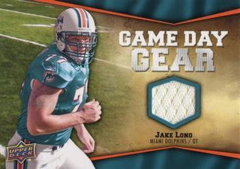 2009 Upper Deck - Game Day Gear #NFL-JL Jake Long Front