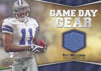 2009 Upper Deck - Game Day Gear #NFL-RW Roy Williams Front