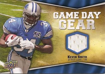 2009 Upper Deck - Game Day Gear #NFL-KS Kevin Smith Front