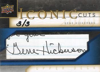 2009 Upper Deck - Iconic Cuts Exchange #IC-GH Gene Hickerson Front