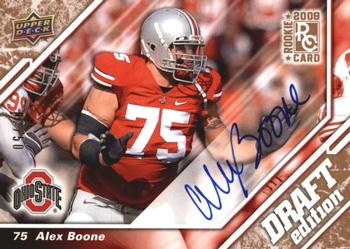 2009 Upper Deck Draft Edition - Autographs Copper #46 Alex Boone Front