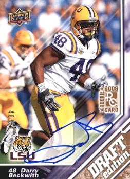 2009 Upper Deck Draft Edition - Autographs Copper #59 Darry Beckwith Front