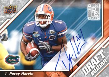 2009 Upper Deck Draft Edition - Autographs Silver #6 Percy Harvin Front