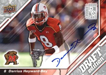 2009 Upper Deck Draft Edition - Autographs Silver #26 Darrius Heyward-Bey Front