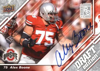 2009 Upper Deck Draft Edition - Autographs Silver #46 Alex Boone Front