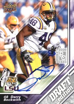2009 Upper Deck Draft Edition - Autographs Silver #59 Darry Beckwith Front