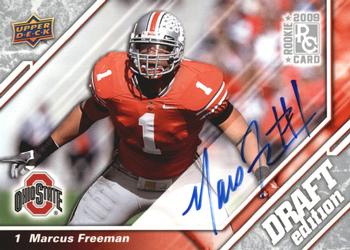 2009 Upper Deck Draft Edition - Autographs Silver #63 Marcus Freeman Front