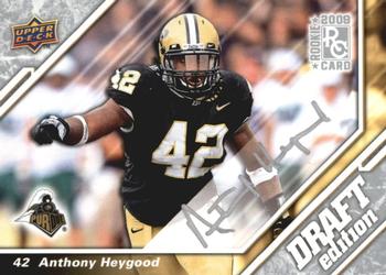 2009 Upper Deck Draft Edition - Autographs Silver #65 Anthony Heygood Front