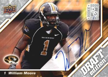 2009 Upper Deck Draft Edition - Autographs Silver #69 William Moore Front