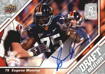 2009 Upper Deck Draft Edition - Autographs Silver #107 Eugene Monroe Front