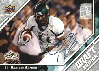 2009 Upper Deck Draft Edition - Autographs Silver #116 Ramses Barden Front
