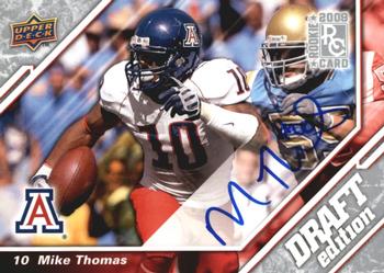 2009 Upper Deck Draft Edition - Autographs Silver #117 Mike Thomas Front