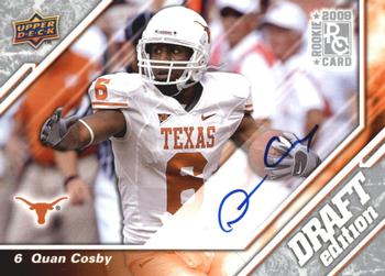 2009 Upper Deck Draft Edition - Autographs Silver #120 Quan Cosby Front