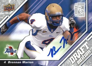 2009 Upper Deck Draft Edition - Autographs Silver #122 Brennan Marion Front