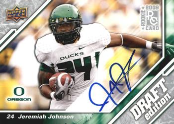 2009 Upper Deck Draft Edition - Autographs Silver #128 Jeremiah Johnson Front