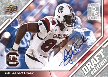 2009 Upper Deck Draft Edition - Autographs Silver #136 Jared Cook Front