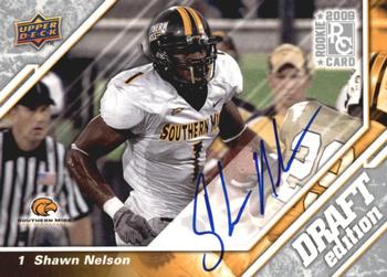 2009 Upper Deck Draft Edition - Autographs Silver #148 Shawn Nelson Front