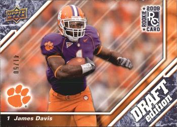 2009 Upper Deck Draft Edition - Blue #20 James Davis Front