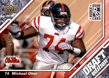 2009 Upper Deck Draft Edition - Blue #44 Michael Oher Front