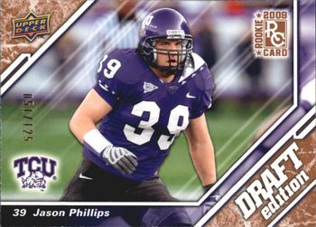2009 Upper Deck Draft Edition - Bronze #15 Jason Phillips Front