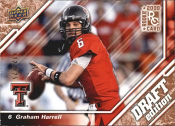 2009 Upper Deck Draft Edition - Bronze #18 Graham Harrell Front