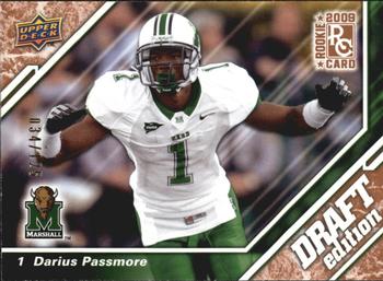 2009 Upper Deck Draft Edition - Bronze #32 Darius Passmore Front