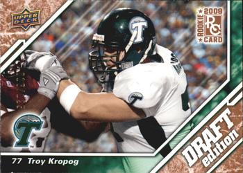 2009 Upper Deck Draft Edition - Bronze #68 Troy Kropog Front