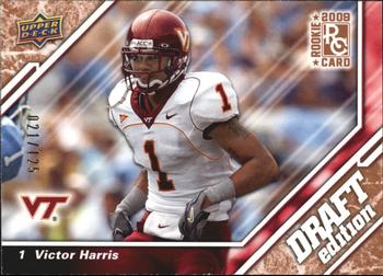 2009 Upper Deck Draft Edition - Bronze #72 Victor Harris Front