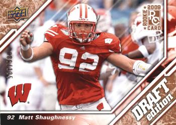 2009 Upper Deck Draft Edition - Bronze #74 Matt Shaughnessy Front