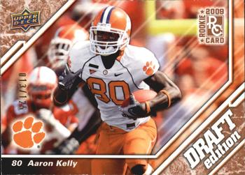 2009 Upper Deck Draft Edition - Bronze #89 Aaron Kelly Front