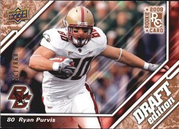 2009 Upper Deck Draft Edition - Bronze #100 Ryan Purvis Front