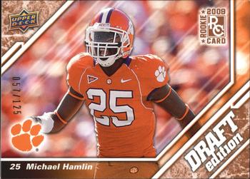 2009 Upper Deck Draft Edition - Bronze #129 Michael Hamlin Front