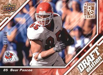 2009 Upper Deck Draft Edition - Bronze #150 Bear Pascoe Front