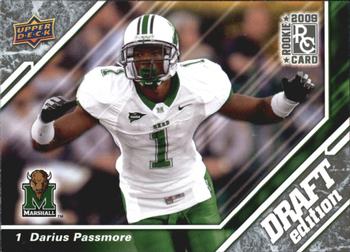 2009 Upper Deck Draft Edition - Brown #32 Darius Passmore Front