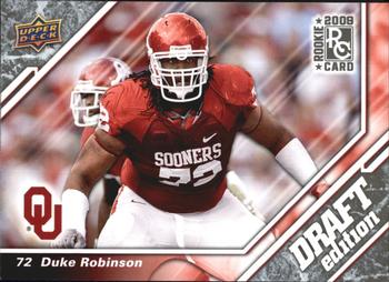 2009 Upper Deck Draft Edition - Brown #39 Duke Robinson Front
