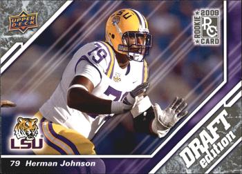 2009 Upper Deck Draft Edition - Brown #42 Herman Johnson Front