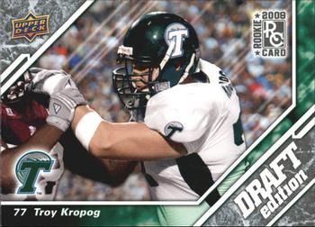 2009 Upper Deck Draft Edition - Brown #68 Troy Kropog Front