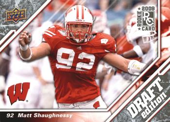 2009 Upper Deck Draft Edition - Brown #74 Matt Shaughnessy Front
