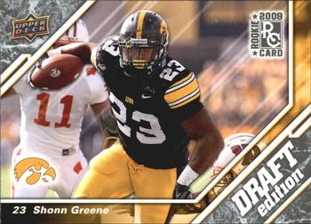 2009 Upper Deck Draft Edition - Brown #95 Shonn Greene Front