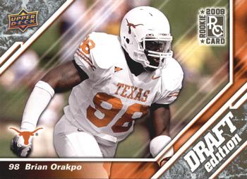 2009 Upper Deck Draft Edition - Brown #103 Brian Orakpo Front