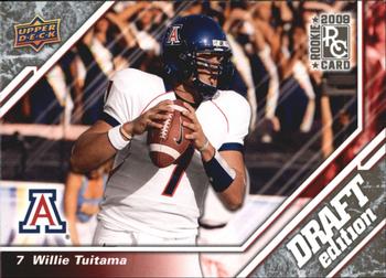 2009 Upper Deck Draft Edition - Brown #133 Willie Tuitama Front