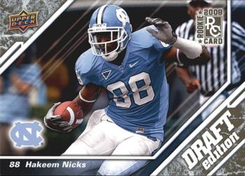 2009 Upper Deck Draft Edition - Brown #149 Hakeem Nicks Front