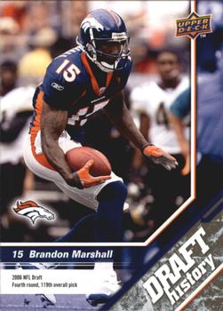 2009 Upper Deck Draft Edition - Brown #158 Brandon Marshall Front