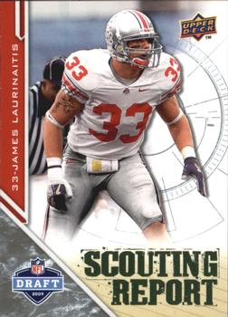 2009 Upper Deck Draft Edition - Brown #215 James Laurinaitis Front