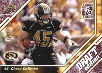 2009 Upper Deck Draft Edition - Burgundy #33 Chase Coffman Front