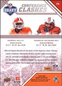 2009 Upper Deck Draft Edition - Burgundy #256 Darrius Heyward-Bey / Aaron Kelly / Conference Clashes Back