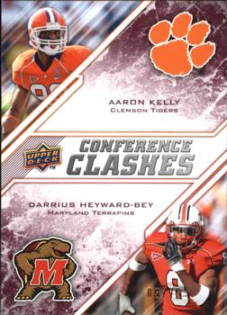 2009 Upper Deck Draft Edition - Burgundy #256 Darrius Heyward-Bey / Aaron Kelly / Conference Clashes Front